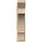 Ekena Millwork Balboa Slat Rough Sawn Outlooker, Douglas Fir, 8"W x 28"D x 36"H OUT08X28X36BOA06RDF - alternate 2